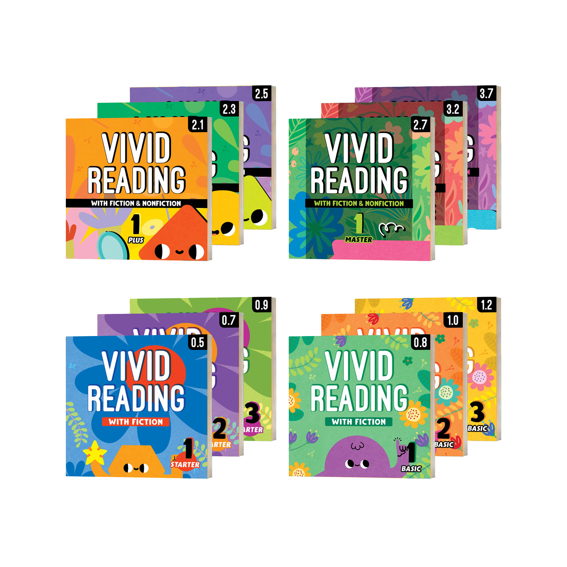 Vivid Reading (Starter/Basic/Plus/Master - 1/2/3)